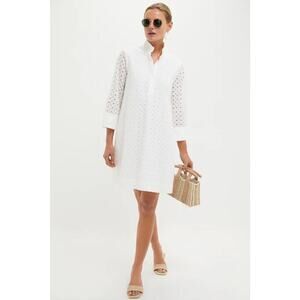 TUCKERNUCK White Eyelet Megan Dress Size S NWT Retail $208 Tuckernuck